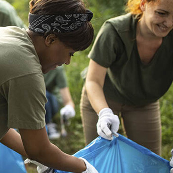 People helping